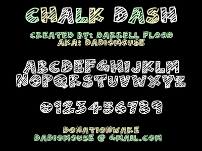 Chalk Dash font